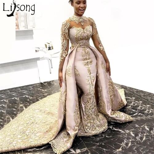 Robe De Soiree Muslim Evening Dress Islamic Dubai Kaftan Saudi Arabic Long Evening Gown Two Pieces Prom Dress 2019 Party Dress