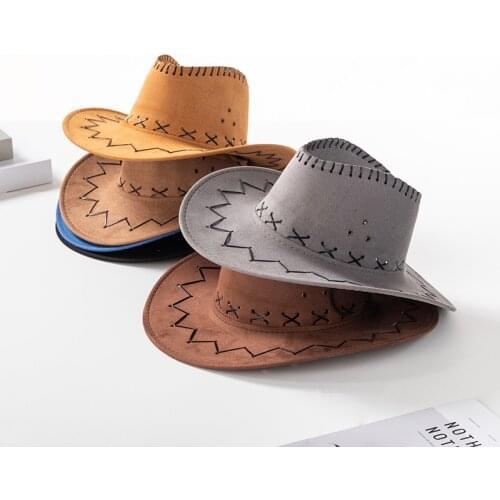 2021 New Fashion Cowboy Hat Summer Style Outdoor Child Sun Hat Beach Sunhat Boy Girl Cowboy Cap Fit For Kids Children