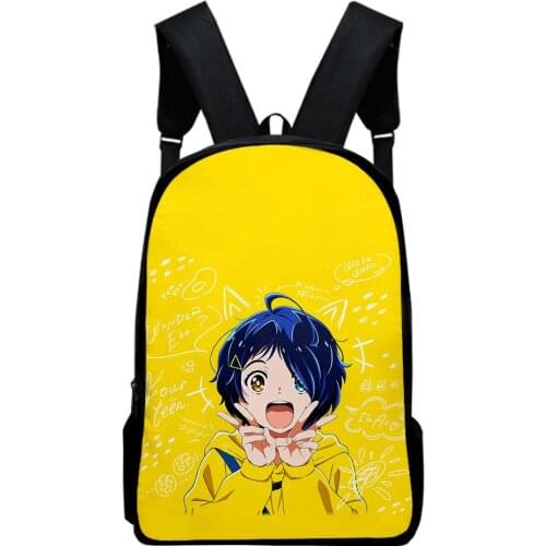 2021 New Casual WONDER EGG PRIORITY Te backpack Schoolbag Men/Women Shoulder Travel Bag Print Hip Hop Teenage Girls bag