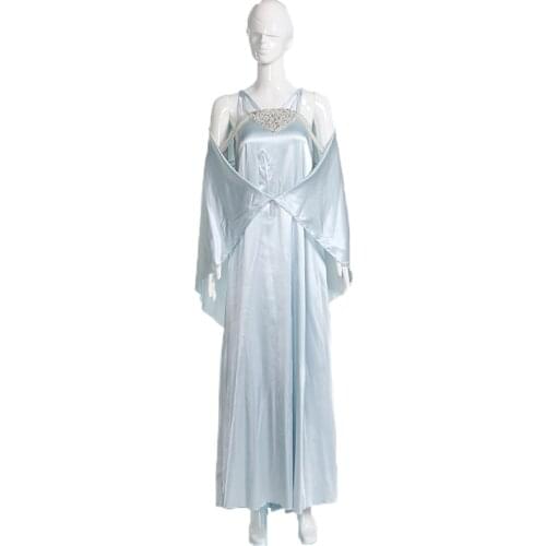 New Queen Padme Naberrie Amidala sleeping Dress Cosplay Costume