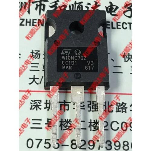 Original New / 2pcs / W10NC70Z STW10NC70Z TO-247 700V 10.6A