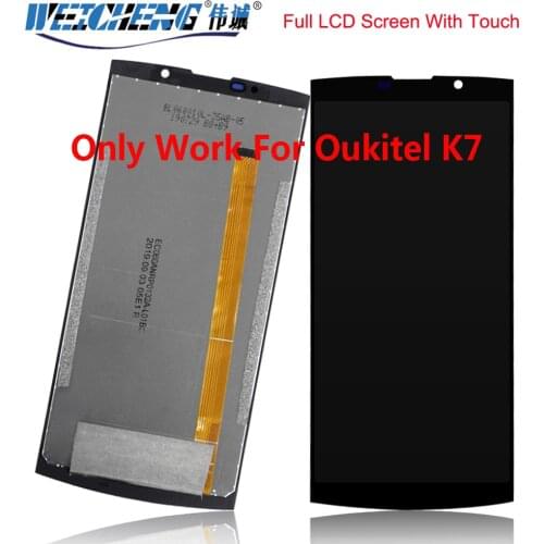 Black For Oukitel K7/ K7 pro LCD Display+Touch Screen 100% Tested Screen Digitizer Assembly Replacement +Free Tools