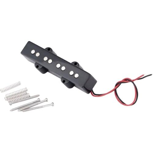 Pro Electric Bass Open Type Noiseless Bridge Pickup For 4 String Jazz Bass Jb Style,Black 95x18.m
