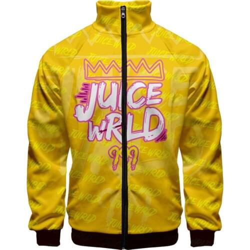 2020 New 3D Juice Wrld Zipper Sweatshirt Casual Hoodies Fashion Casual Autumn And Spring Clothes Sweatshirt jacket
