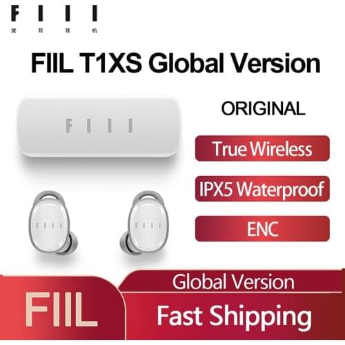 FIIL T1XS TWS Global Version True Wireless Earphones IPX5 Sport Bluetooth In-Ear Headset Dual Mic Noise Cancelling HIFI Earbuds