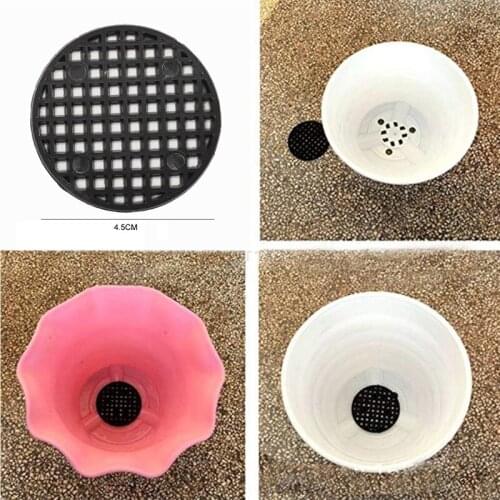12/20/50 Pcs Flower Pot Hole Mesh Pad Bonsai Pot Bottom Grid Mat Bottom Mat Prevent Soil Loss Breathable Gasket 2.5/4.5/7.5cm
