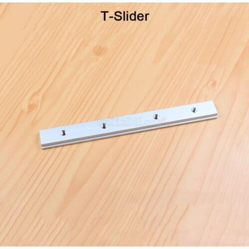 2PCS Standard Aluminium T-Slider With M6/M8 Holes for Router Table Length 100/200/300/450mm JF1840