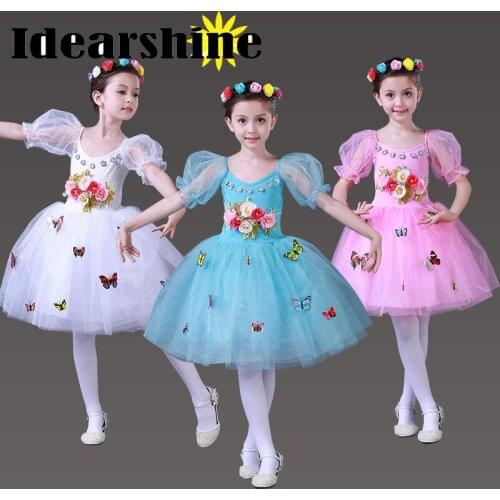 2017 Girls Ballet Dance Dress Kids Costumes Dance Leotard Dancewear