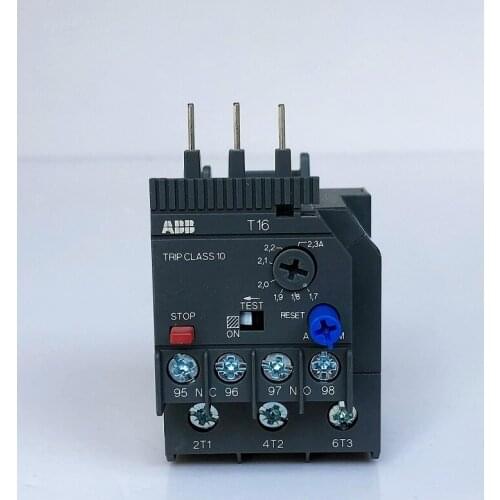 ABB T16 thermal overload relays T16-2.3 T16-3.1 T16-4.2 T16-5.7 T16-7.6 T16-10 T16-13 T16-16