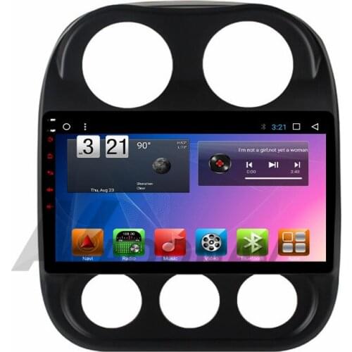 AOONAV car GPS Radio DVD player For JEEP compass 2010-2015 car GPS navigation Android 9.0 4+64B support carplay