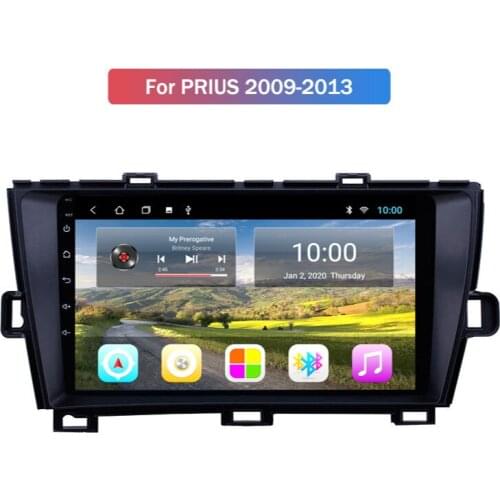 4G+32G Android 10.0 Car Radio Player For TOYOTA PRIUS 2009-2013 Car GPS Nagavition With Wifi 4G Bluetooth Mirror Link