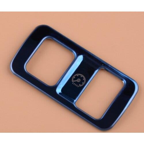 Car Function Control Button Trip Reset Switch Light Adjustment Trim fit for Honda Accord 10th 2018 2019 2020 Stainless Steel