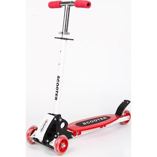 Free Shipping Foldable Child Scooter, 3 Wheels Folding Kids Scooter, children kick scooters foot scooters