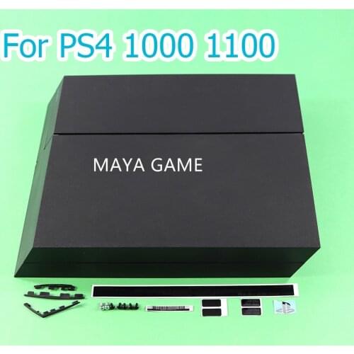OCGAME Full Housing Case For PS4 Console Black Color For Playstations 4 1000 1100 Console Housing Case House Shell Have Logo