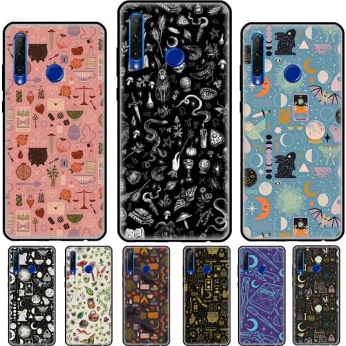 Witch Lunar Magic For Huawei Honor 8X 9X 7X 7C 6A 8A 7S 8S 8 9 10 10X Lite 10i 7A 20 6C 4C Pro Case Cover