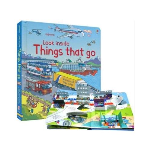 Children Book Three-dimensional Flip Vehicle THINS THAT GO