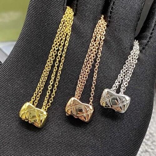 Classic Ladies Girls Titanium Steel Love Evening Party Charm Choker Pendant Necklace Jewelry