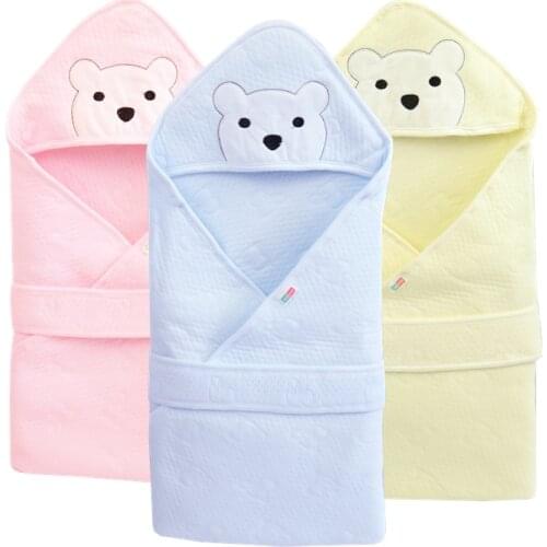 Summer Baby Blanket Infant Cotton Breathable Envelop Swaddle Blanket For Newborn Baby Hooded Sleepsack Parisarc Bedding Blankets