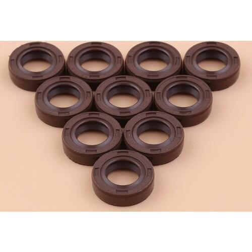 10Pcs/lot Oil Seal For HONDA GX340 GX390 GXV340 GXV390 188F 4-Stroke Generator Engine Motor Gasoline Petrol 91201-ZE9-003
