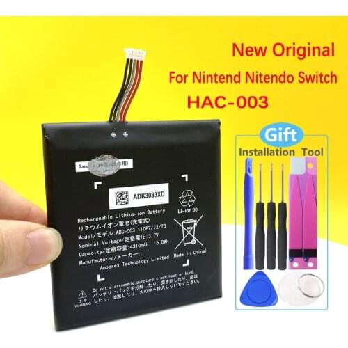 NEW Original HAC-003 Battery For Nintend Nitendo Switch Console 3.7V 4310mAh Smart Moible Phone + Gift Tools
