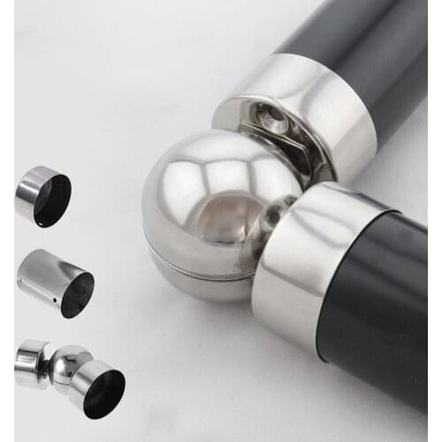 PVC handrail direct sealing universal joint polymer handrail pipe fittings staircase handrail decorative plug
