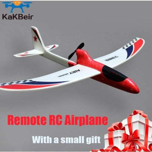 KaKBeir DIY Glider Foam RC Drone Capacitor Hand Throwing Electric Plane Resistance to falling Toys for Children Birthday Gift