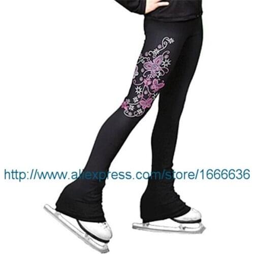 Hot Sales Ice Skating Dresses For Girls Beautiful New Brand Vogue Figure Skating Trousers Competition KZ2018
