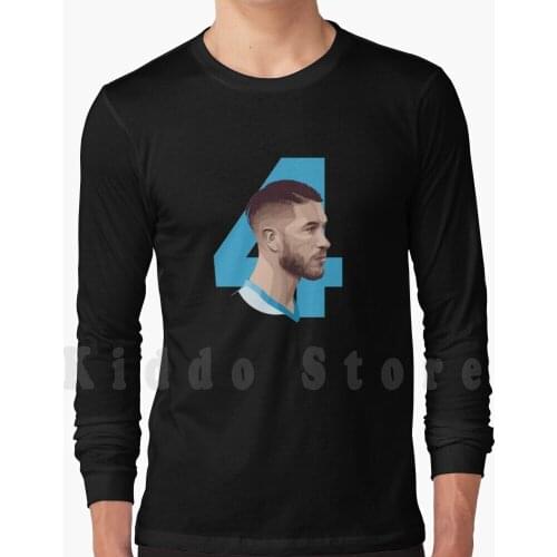 Sergio Ramos Hoodie Long Sleeve League Spain Football Football Sergio Ramos Soccer Spanish League Zidane Ronaldo