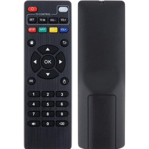 Universal IR Replacement Remote Control Support 2*3A Battery for Android TV Box TX3 Mini TX92 TX28 etc