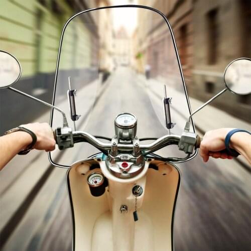 Motocycle Scooters Windshield Extension Spoiler Universal Pc Windshield Widened Edging Wind Deflector For Motorcycle Motor Parts