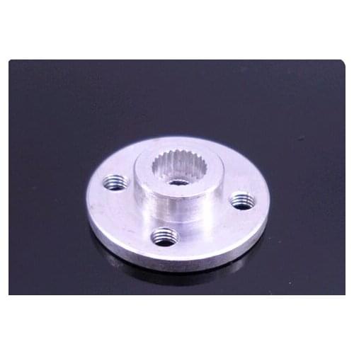 15PCS Metal steering wheel 20mm diameter small disc steering gear support 25T standard rudder spindle DIY model toy parts