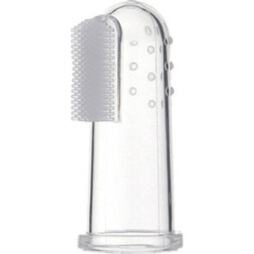 3pcs/lot Soft Silicone Baby Toothbrush Children Baby Teether Teething Ring Training Toothbrushes Newborn Brush Tool CSP-051