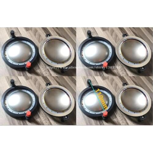 8pcs/lot PURE Aluminum Flat wire Diaphragm for B&C DE900, DE910, DE950, DE60, DE63 Driver 8 ohm / 16 ohm