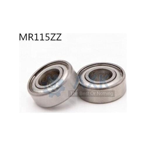 Ball Bearing Metal 5x11x4mm 5*11*4 Mm 10pcs Axk Mr115zz Steel High Quality Service Ra 0.05 Free Shipping A Shielded Mr115z 0
