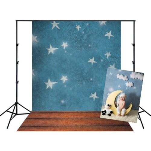 HUAYI Photography Backdrop Vintage Stars Sky Photo Booth Background Customize Newborns Child Birthday Studio Backdrop XT-4347