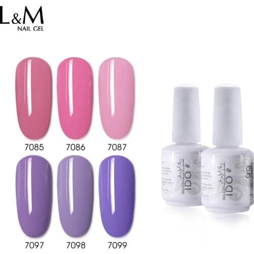 ID white bottle15ml 1PC D-1 Color Series Nail Gel Polish NEW Colorful LED/UV Soak Off Art beauty nails polish long last the more