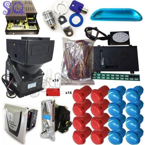 With cabel Button power supply Coin acceptor Fruit King 8 DIY kit slot machine casino game board skill game cabinet
