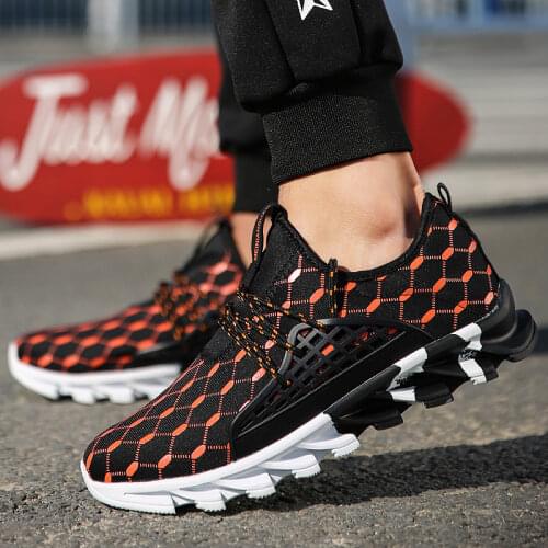 Men Sneakers Trainers Shoes Slip on Running Breathable Sneakers Sport Traning Shoes