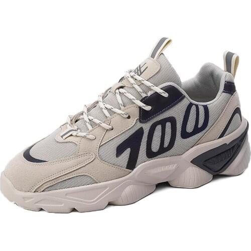 Mens Boots Casual Sneakers Platforms 39-44 Fashion Luxury Design New Reflective Upper Lightweight Non-Slip Breathable Mesh Lace