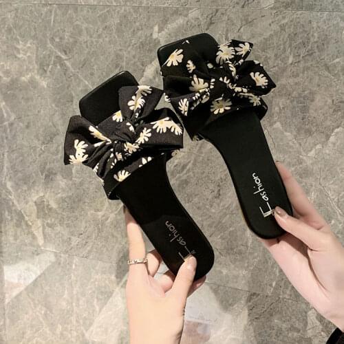 2021 Summer New Bow Slippers Women Shoes for Women