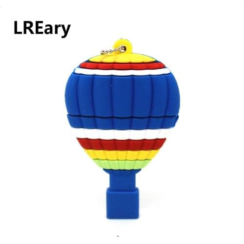New Creative Hot Air Balloon Model USB Flash Drives 4GB Pen Drive 8GB 16GB U Disk 32GB 64GB 128GB Pendrive Memoria Stick Cle