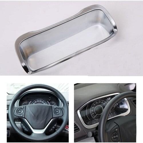 New Chrome ABS Console Dash Panel Decorative Frame Cover For CRV CR-V 2012-2014 Car Styling Car-covers