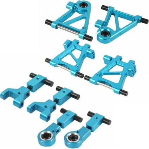 Aluminum Alloy Front Rear Upper Lower Suspension Arms for Tamiya tt-02 TT02 51528 Upgrade B Parts