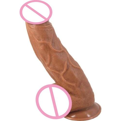 FAAK huge penis realistic dildo with suction cup latin brown dick sex toys for women adult products lesbian flirt masturbation