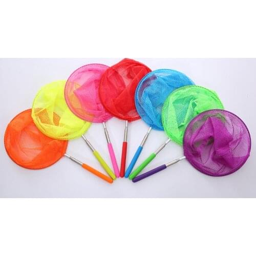 Telescopic Catching Bugs Butterfly Mesh Net with Anti Slip Grip Fishing Toy
