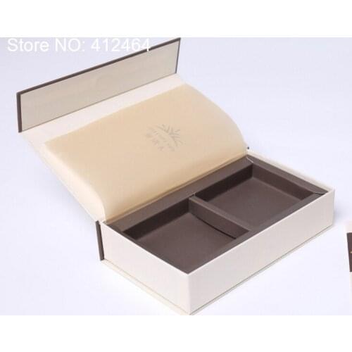 UV Resistant matte white folding rigid paper cardboard packaging gift box with magnetic lid closure ---PX11314