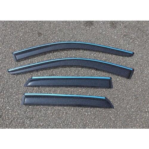 High Quality Abs Car Window Rain Shield Shelters Cover Abs Sun Window Visor For Mg Zs 2017 -2018 Car Styling Accessories