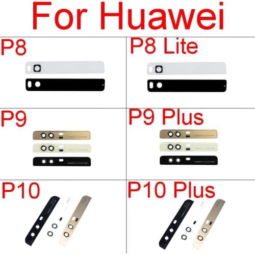 Rear Back Camera Lens & Flash Cover For Huawei P8 P9 P10 Lite Plus Outer Camera Glass Lens + Adhesive Sticker Repair Replacement