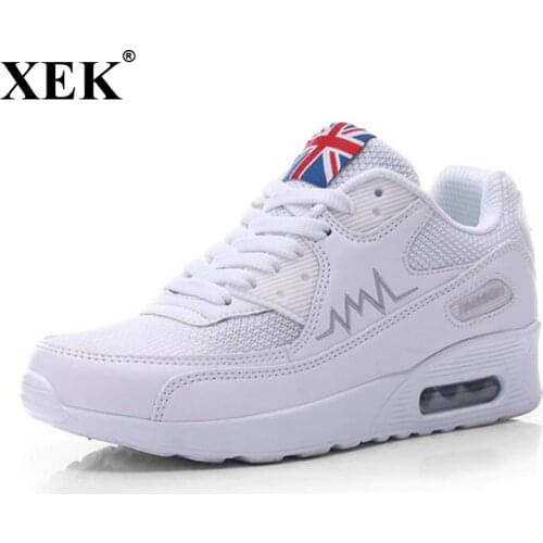 2017 Women running shoes Platform Shoes Comfortable Women Shoes Fitness Swing Wedges Shoes Breathable trainners ST43