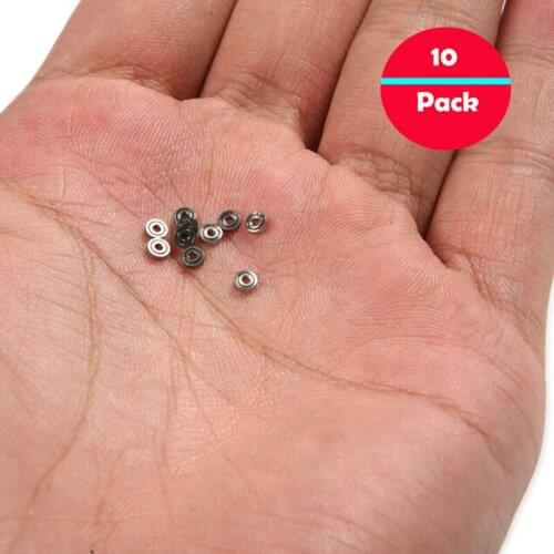 10pcs 681ZZ Miniature Mini Ball Bearings Metal Open Micro Bearing 1x3x1mm